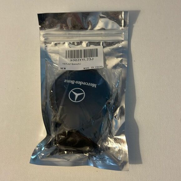 Mercedes Sunglass Holder for Car with Logo Black Leather NWT - Picture 10 of 10